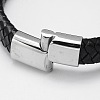 Braided Leather Cord Bracelets BJEW-I200-09-4