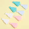 8Pcs 4 Colors Silicone Beads SIL-CA0002-34-3