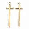 Ion Plating(IP) 304 Stainless Steel Pendants X-STAS-N098-135LG-1