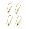 Eco-Friendly Brass Earring Hooks Findings KK-M157-03G-NR-1