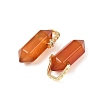 Natural Mixed Stone Double Terminal Pendants GG-CBA4154-07G-2