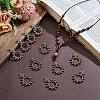26Pcs Tibetan Style Alloy Pendants TIBEP-UN0001-28AB-3