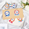 Round Award Paper Self-Adhesive Stickers DIY-WH20001-59-4