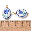 Handmade Porcelain Pendants PR-CBA8966-08G-2