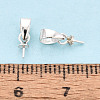 925 Sterling Silver Cup Peg Bails STER-T009-23S-4