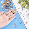 60Pcs 2 Color 304 Stainless Steel Leverback Earring Findings STAS-DC0007-38-2
