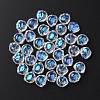 35Pcs Transparent Spray Painted Glass Beads GLAA-YW0001-72A-2