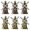 6Pcs 2 Colors Tibetan Style Alloy Pendants FIND-FS0002-56-1