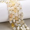 Natural White African Opal Beads Strands G-D101-A10-1