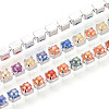 Iron & ABS Imitation Pearl Cup Chains CH-T007-01A-01-1