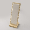 Bamboo Necklace Organizer Display Stands NDIS-WH0009-21A-1