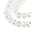Transparent Glass Beads Strands X-EGLA-N016-6mm-06-3