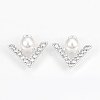Alloy Rhinestone Pendants X-PALLOY-T027-03P-1