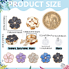 Flower Alloy Enamel Cufflinks BUTT-NB0002-21-2