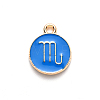 Alloy Enamel Pendants LS-ENAM-S124-01B-02L-2