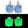 Gradient Color & Luminous Opaque Resin Pendants RESI-S011-01A-2