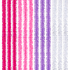 12Pcs 4 Colors Polyester Turkey Feather Strips DIY-MA0007-23-1
