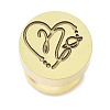 Constellation Golden Tone Wax Seal Brass Stamp Heads STAM-P002-02G-05-1