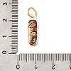 Baking Paint Brass Pendants KK-C171-01A-3