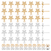 80Pcs 304 Stainless Steel Stud Earring Findings STAS-ME0001-32-1