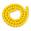 Opaque Glass Beads Strands GLAA-T032-P6mm-MD08-3