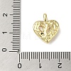 Brass Micro Pave Cubic Zirconia Pendants KK-K371-04G-3