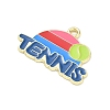 Tennis Alloy Enamel Pendants AL-CBA292F-02D-G-2
