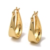 Teardrop Rack Plating Brass Hoop Earrings EJEW-L224-83G-1