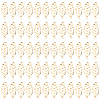 300Pcs Hollow 316 Surgical Stainless Steel Charms STAS-SC0021-32G-1