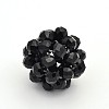 Glass Crystal Round Woven Beads LS-GLAA-A034-8mm-A08-1