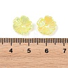 UV Plating Opaque Acrylic Bead Cap OACR-K001-41B-3
