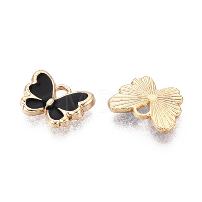 Eco-friendly Alloy Enamel Charms PALLOY-M212-11G-03-1