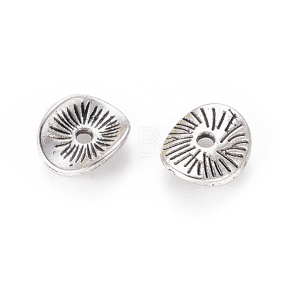 Alloy Wavy Spacer Beads PALLOY-EA11067Y-AS-NF-1