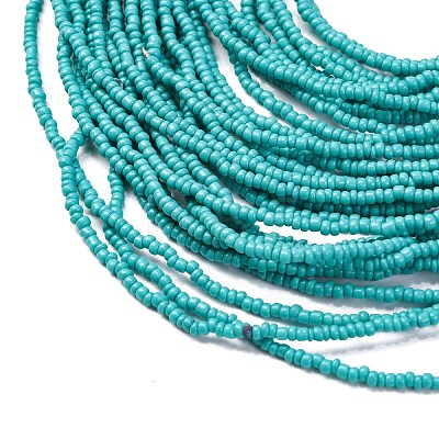 Bohemia Style Multi-strand Glass Seed Beaded Bib Necklaces for Women NJEW-G149-01A-1