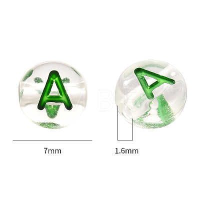 Transparent Clear Acrylic Beads MACR-YW0001-23G-1