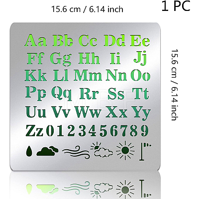 Stainless Steel Cutting Dies Stencils DIY-WH0279-144-1