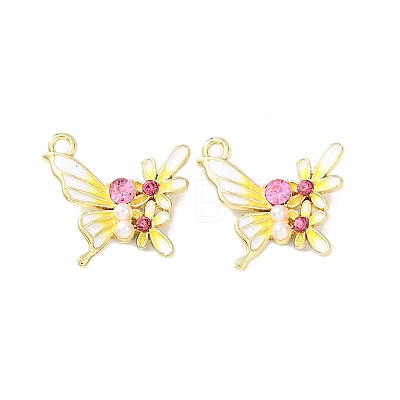 Alloy Enamel Pendants ENAM-K076-27G-1