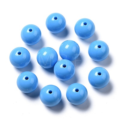 Solid Chunky Bubblegum Acrylic Beads MACR-I026-20mm-11-1