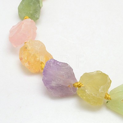 Natural Mixed Gemstone Beads Strands X-G-L159-10-1