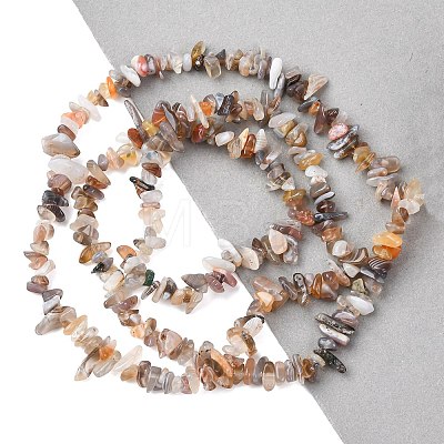 Natural Botswana Agate Beads Strands G-I283-A05-01-1
