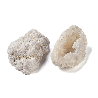 Natural Agate Geode Cornucopia Mineral Specimen DJEW-M014-02D-1