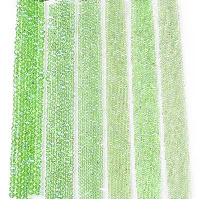 Electroplate Glass Beads Strands LS-EGLA-A044-T8mm-L09-1