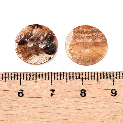 2-Hole Mother of Pearl Buttons SHEL-T012-43E-1