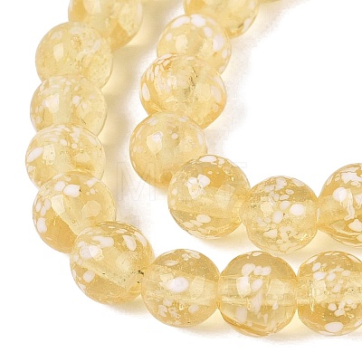 Handmade Lampwork Beads Strands LAMP-N037-07K-1