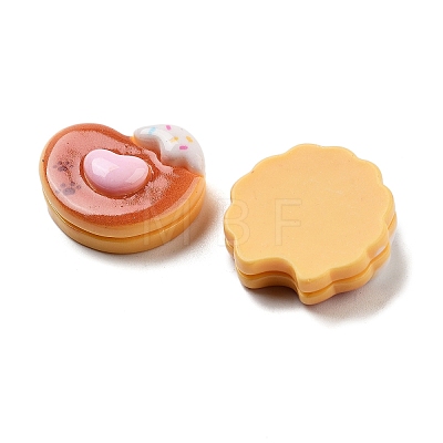 Opaque Resin Imitation Food Decoden Cabochons RESI-B027-05-1