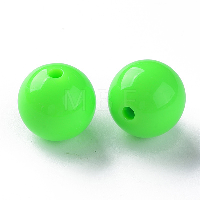 Opaque Acrylic Beads MACR-S370-C16mm-23-1