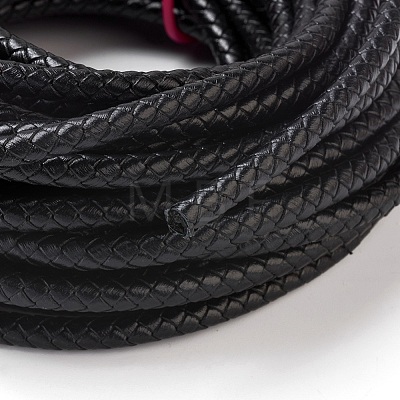 Braided Leather Cord WL-F009-B02-6mm-1