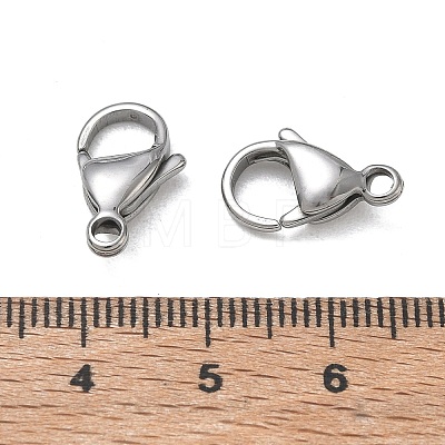 304 Stainless Steel Lobster Claw Clasps SA-CBAF1D5-25P-E-1