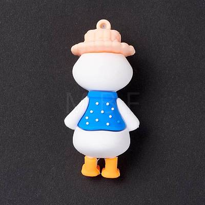 PVC Cartoon Duck Doll Pendants KY-C008-08-1
