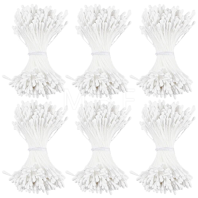 6Bundles Gypsum with Cotton Cord Artificial Flower Core DIY-GF0014-10B-1